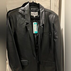 Steve Madden Black Leather Jacket